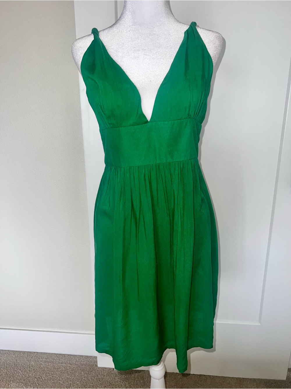Lightweight cotton, Kelly green sundress, size medium